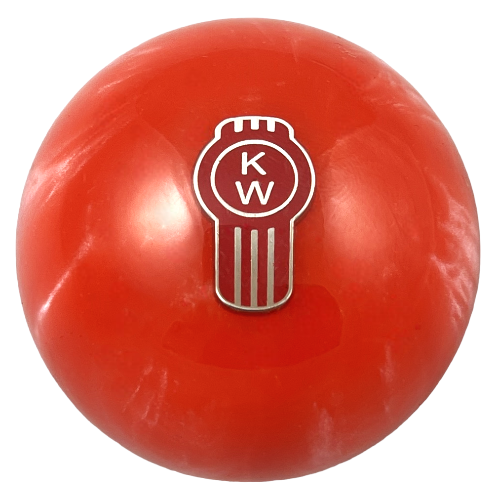 image of Orange Pearl Kenworth Brake Knob