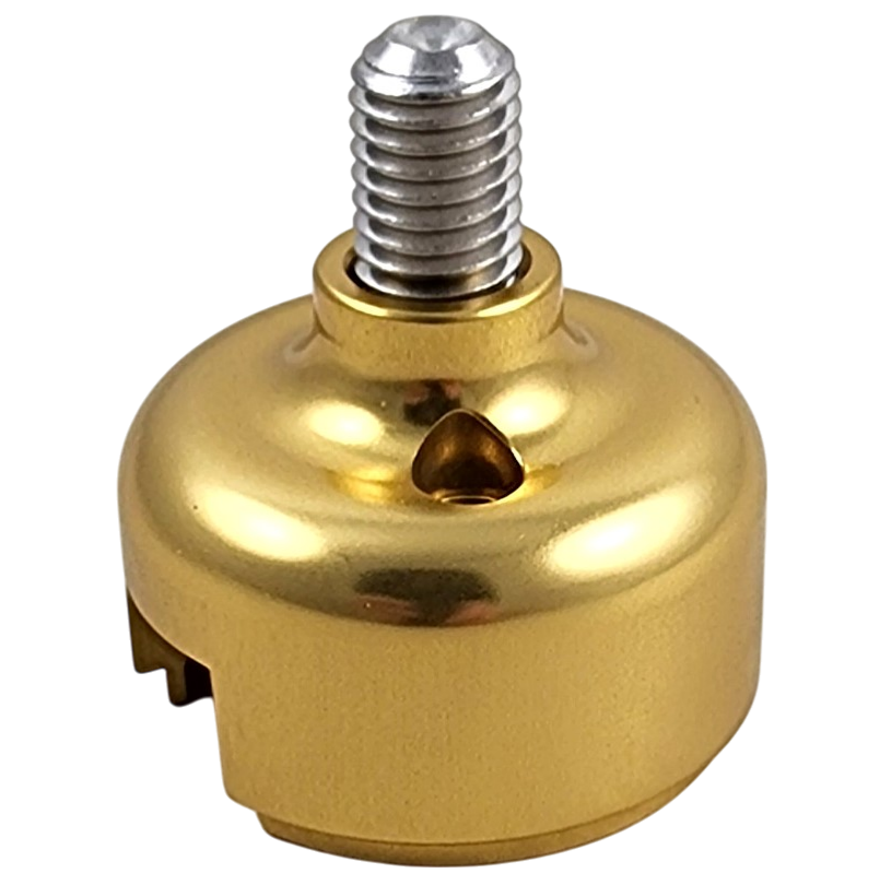 ShifTopperz Gold Semi Truck Air Shifter Threaded Adapter
