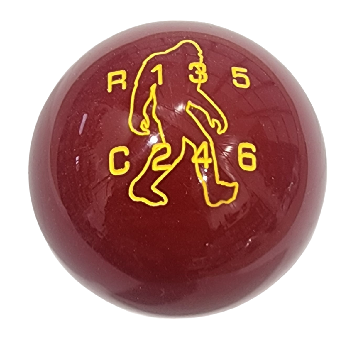 New Bronco 6G 7 Speed Sasquatch White Shift Knob and Adapter