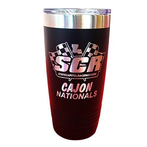 image Funny Car Chaos Cajon Nationals 2024 State Capitol Raceway Collector Edition Black Stainless Insulated 20 oz Cup
