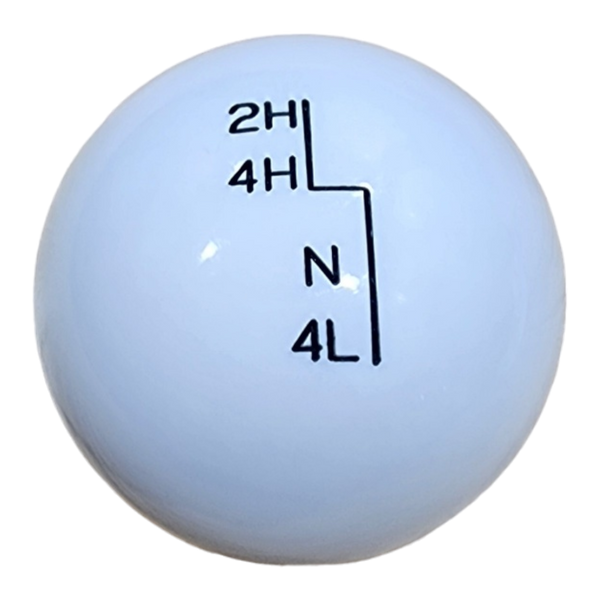 Jeep JL White Transfer Case Shift Knob
