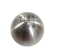 Brushed Stainless Steel Heavy Weight BRZ 6 Speed Pattern Knob