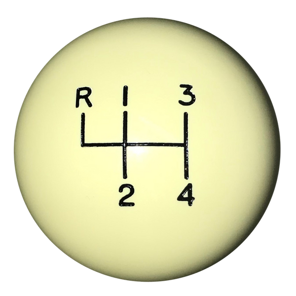 Ivory 4 speed Shift Knob