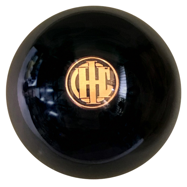 image of Black With Gold IHC Emblem Shift Knob