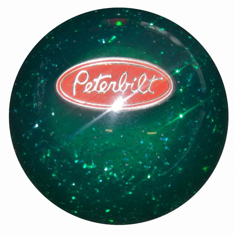 Green Glitter Peterbilt Brake Knob