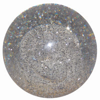 Clear Glitter Round Brake Knob