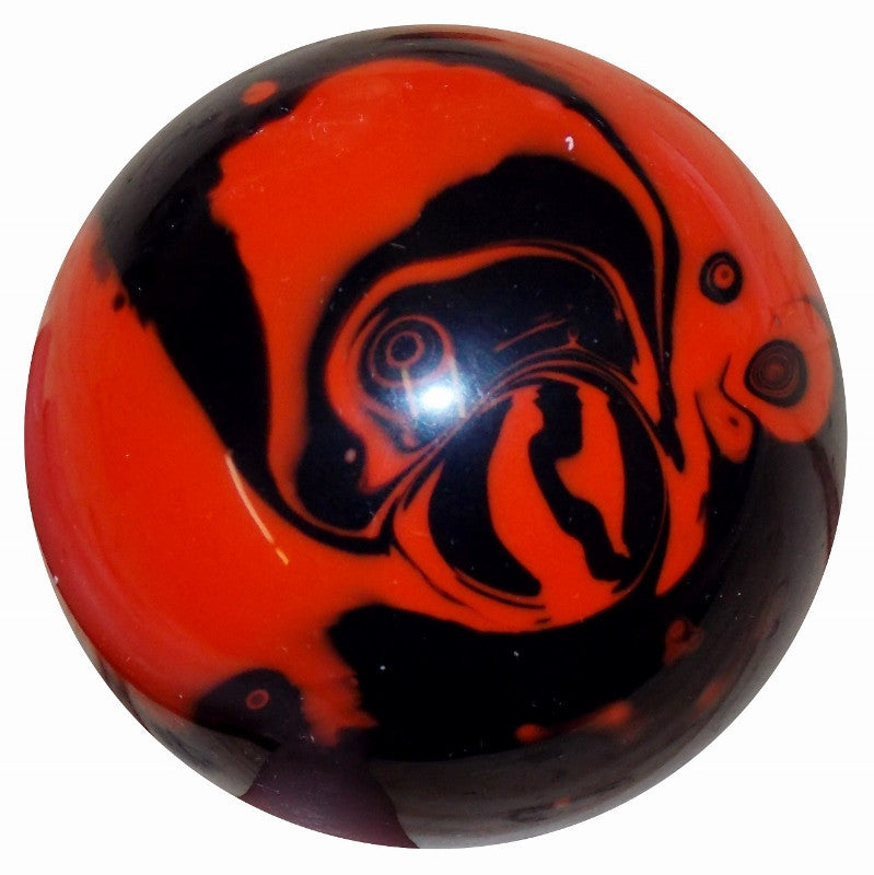 Marbled Black & Orange Brake Knob