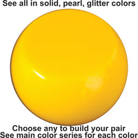 Solid Color FlatTop Brake Knobs