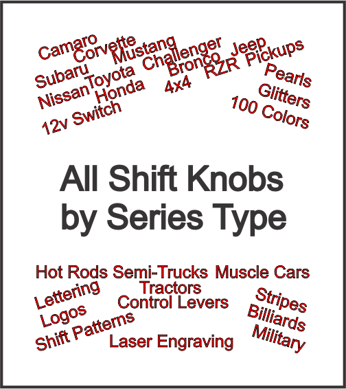 All Shift Knobs By Series/Type