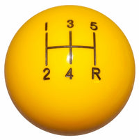 Custom Order Solid Color Engraved Shift Pattern Knob