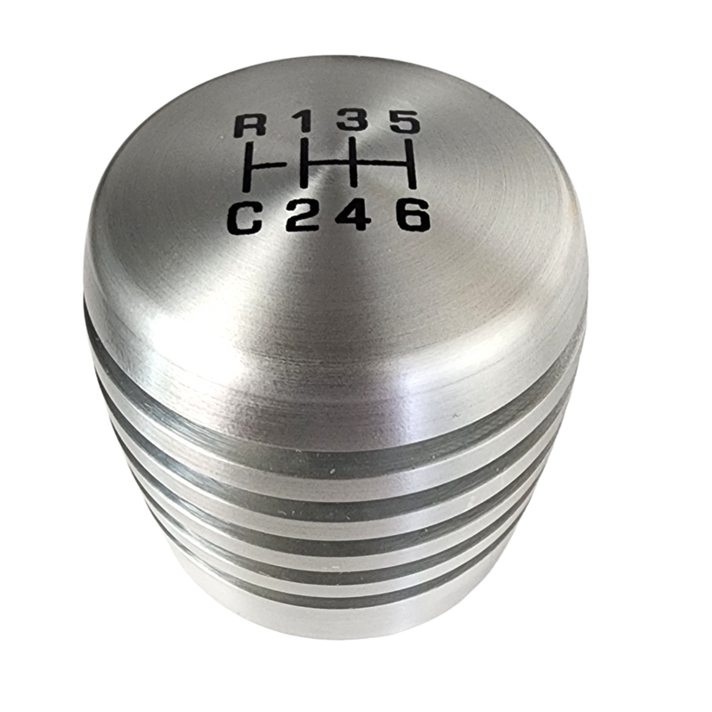 Factory Height 2021 2022 2023 Bronco 6G 7 Speed OE V2 XBR-200 Brushed Grooved Cylinder style Aluminum Heavy Weight Custom Shift Knob and Adapter
