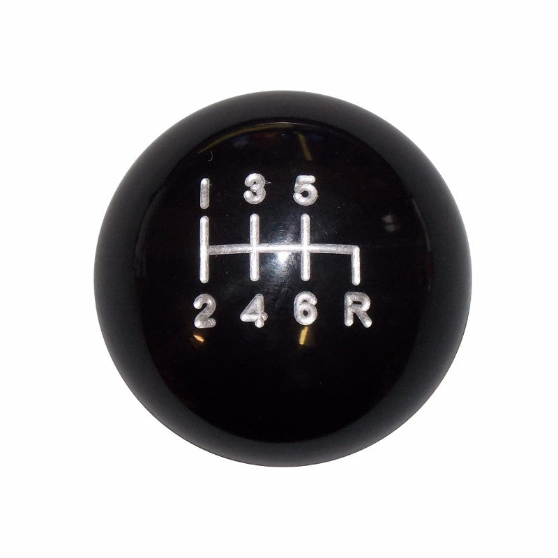 1-7/8" Black C4 Corvette 6 Speed Reverse Down Right Shift Knob For Reverse Lockout