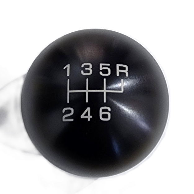 black aluminmum 6 speed shift knob