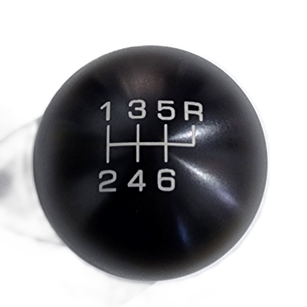black aluminmum 6 speed shift knob