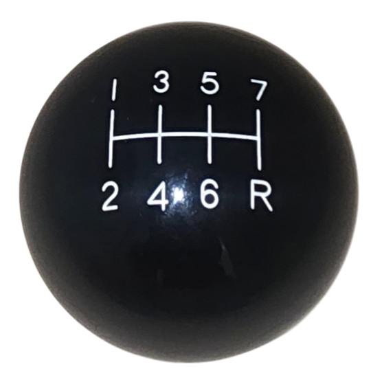 C7 Corvette Black 7 Speed Pattern Shift Knob 3/8-16