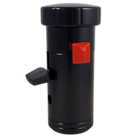 Twisted Shifterz Vintage Style A4400 Low Profile Black Semi Truck Air Shifter KIT