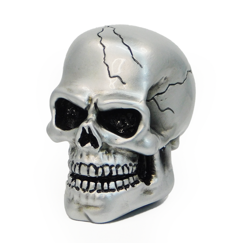 Metal skull best sale shift knob