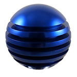 Blue Ring Style Grooved Aluminum Shift Knob