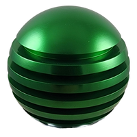 Green Ring Style Grooved Aluminum Shift Knob