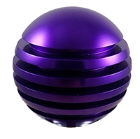 Purple Ring Style Grooved Aluminum Shift Knob