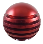 Red Ring Style Grooved Aluminum Shift Knob