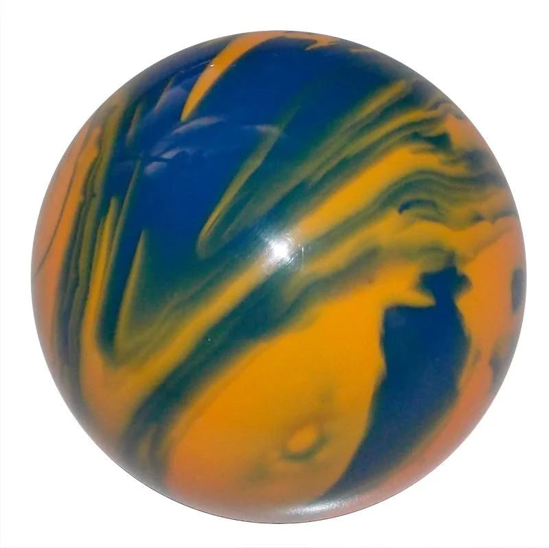 Blue & Grabber Orange Marbled Brake Knob