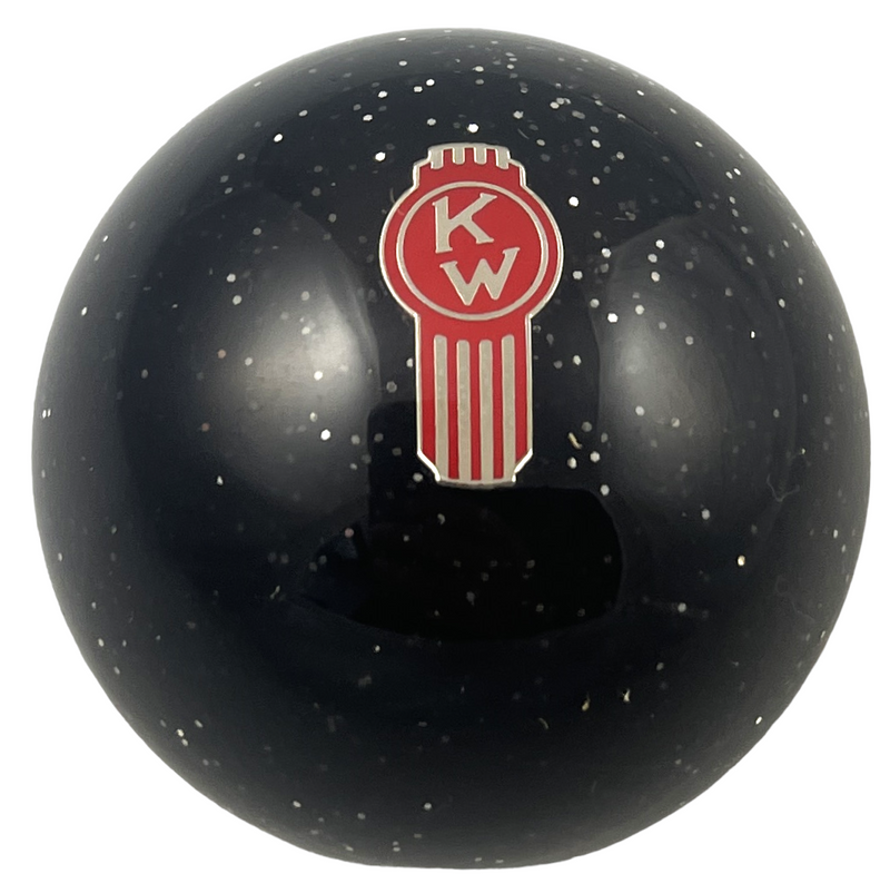 Image of Black Glitter Crooked Kenworth Brake Knob
