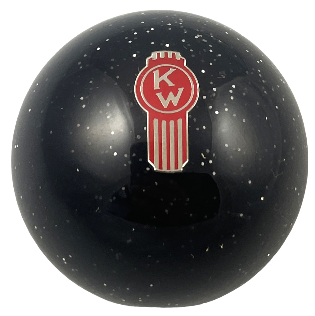 Image of Black Glitter Crooked Kenworth Shift Knob