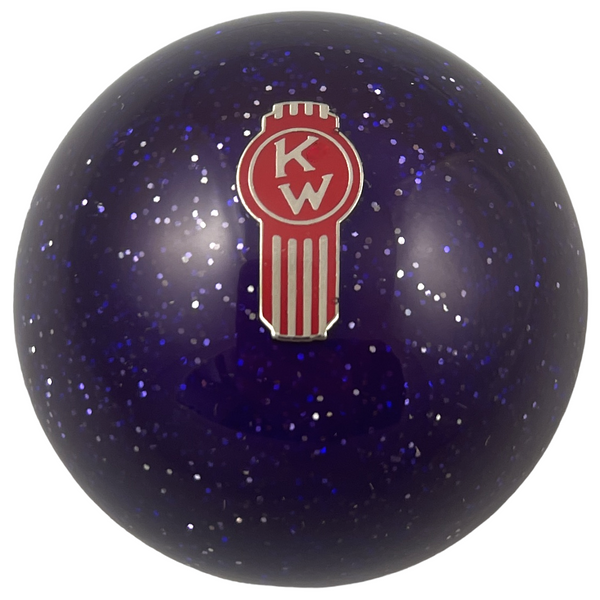 Image of Purple Glitter Crooked Kenworth Brake Knob