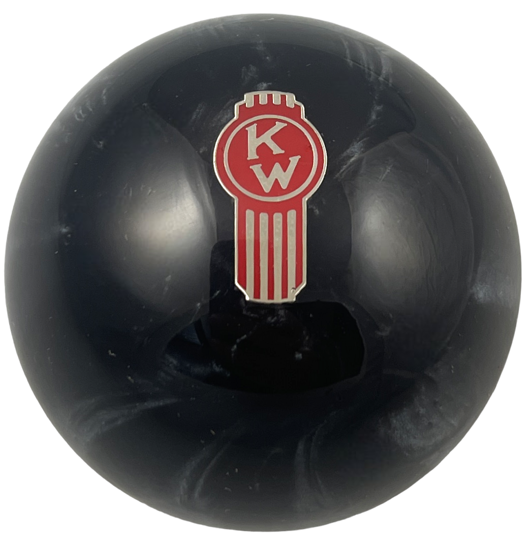 Image of Black Pearl Crooked Kenworth Shift Knob