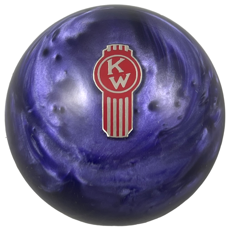 Image of Purple Pearl Crooked Kenworth Brake Knob