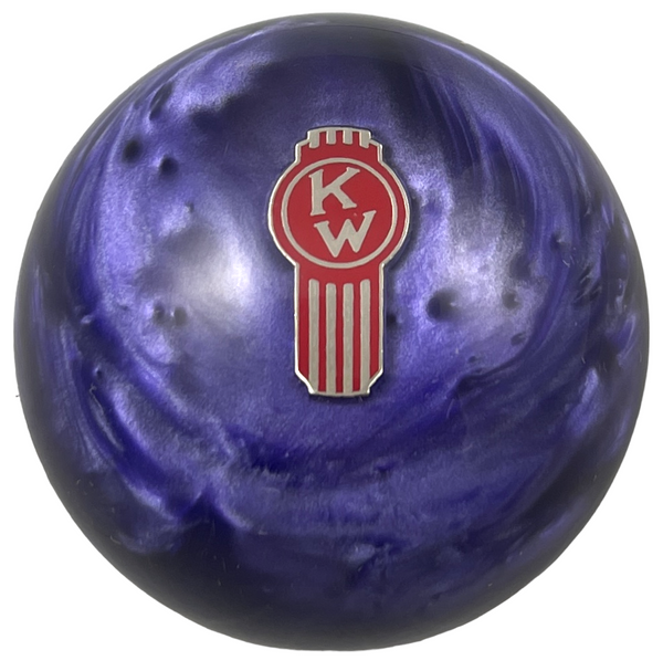 Image of Purple Pearl Crooked Kenworth Shift Knob