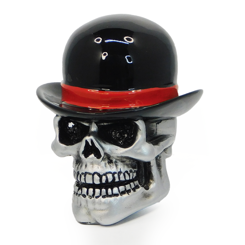 Chester Silver w/ Red Hat Band Shift Knob