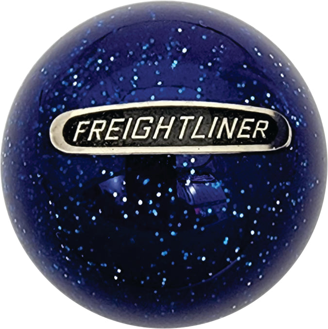 Blue Glitter Freightliner Brake Knob