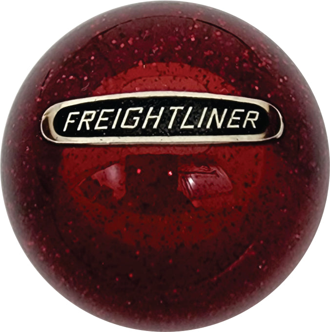 Red Glitter Freightliner Brake Knob