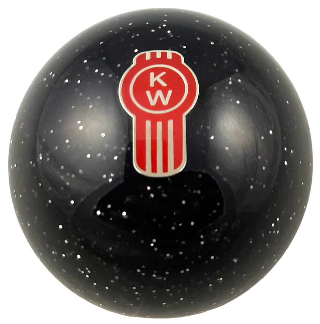 image of Black Glitter Kenworth Shift Knob