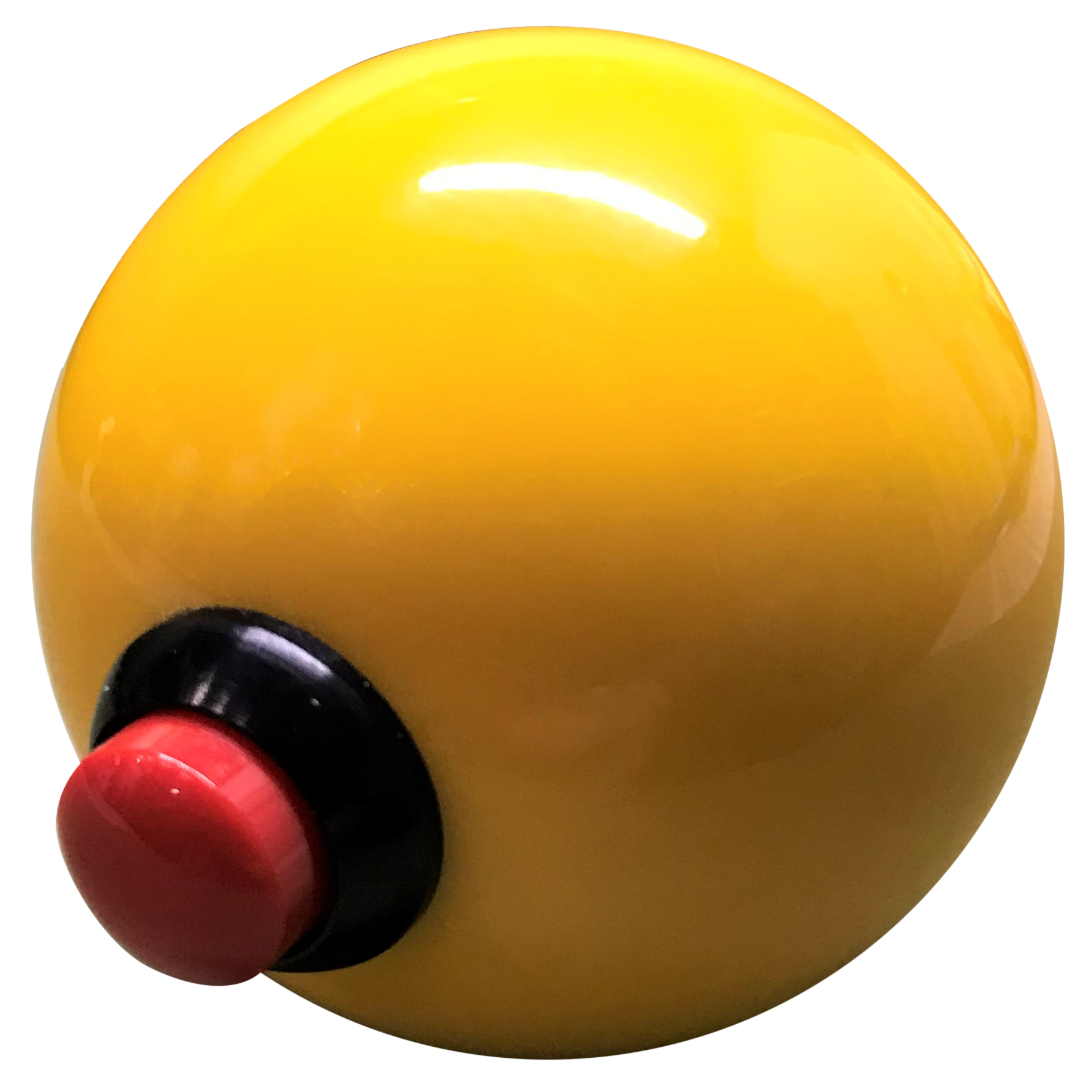 Grapple Control 12 volt switch knob for compact Tractors, Yellow w/ M10-1.50 threads