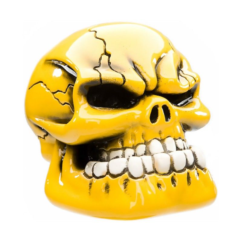 Punchy Skull - Yellow Shift Knob