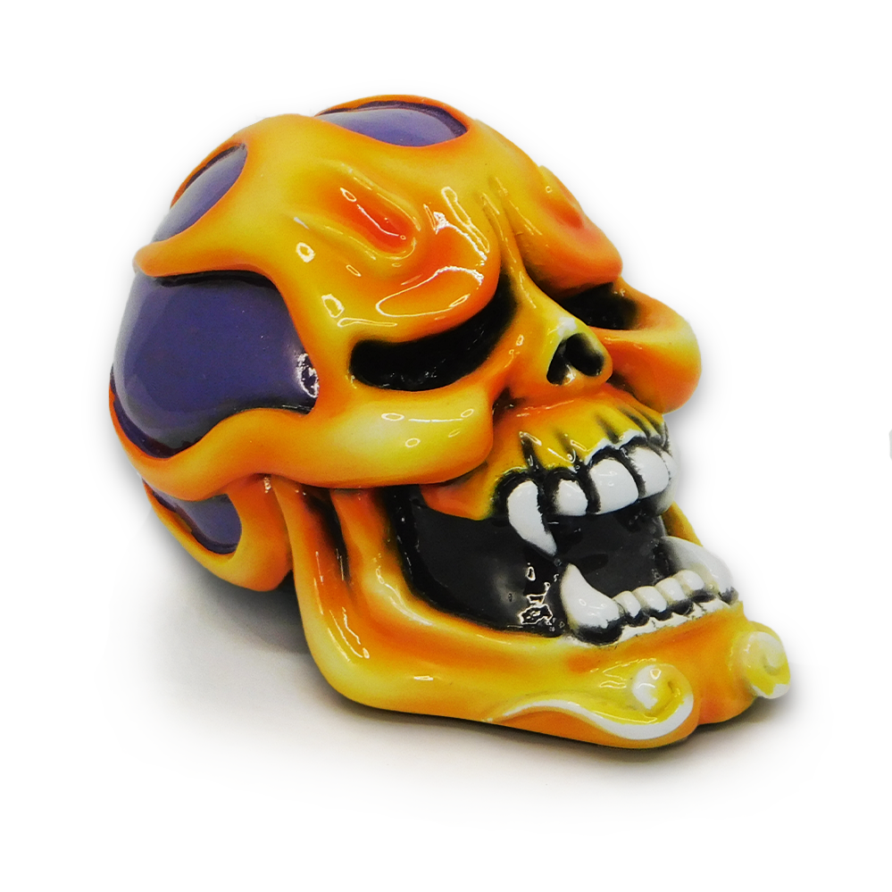 Sami Purple Flame Skull Shift Knob