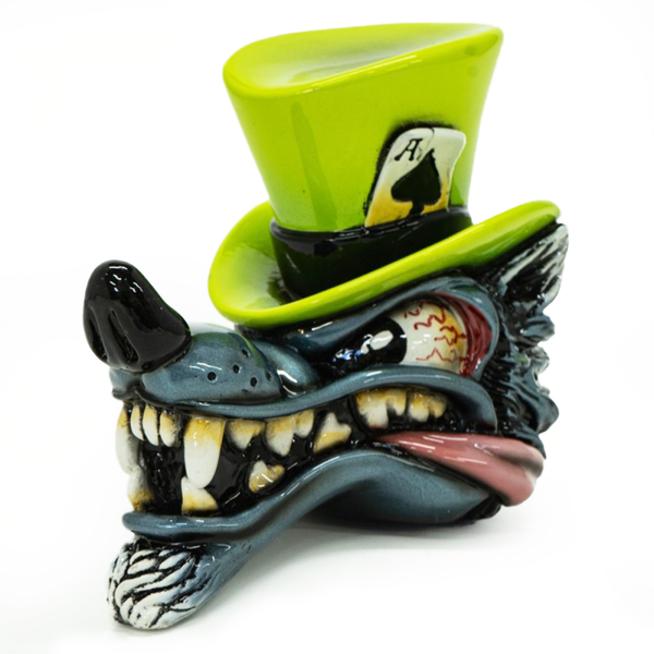 Top Hat Wolf - Nitro Green Shift Knob