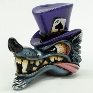 Top Hat Wolf - Purple Shift Knob