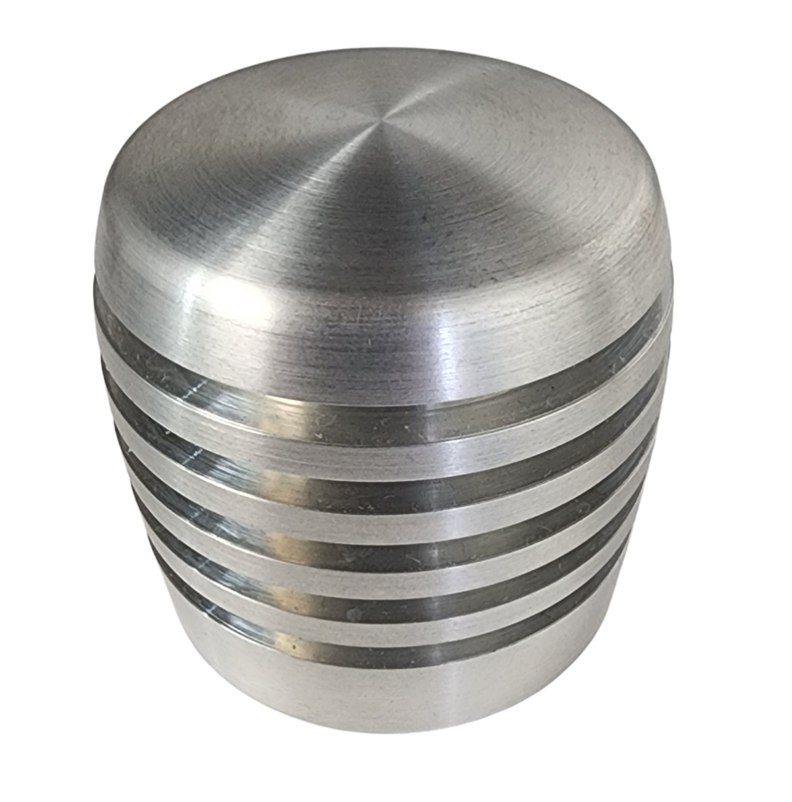 Brushed XBR-200 Grooved Cylinder Style Aluminum Shift Knob