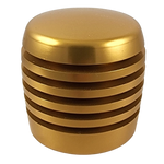 Gold XBR-200 Grooved Cylinder Style Aluminum Shift Knob