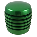 Green XBR-200 Grooved Cylinder Style Aluminum Shift Knob