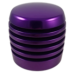 Purple XBR-200 Grooved Cylinder Style Aluminum Shift Knob