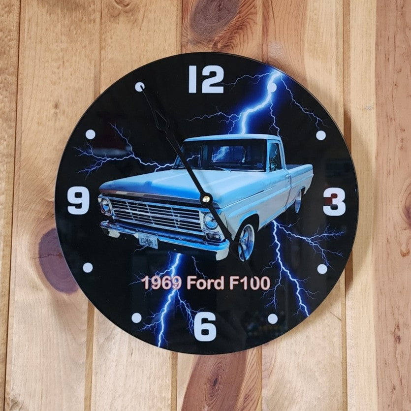 custom car photo clocks