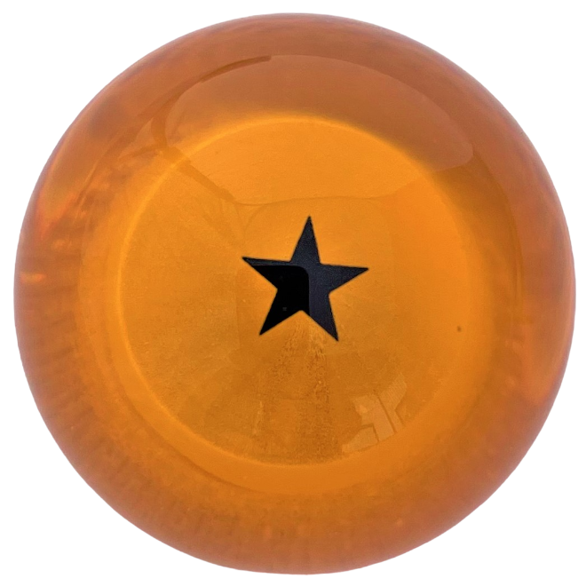 Dragon Ball Z Amber With 1 Black Star Brake Knob