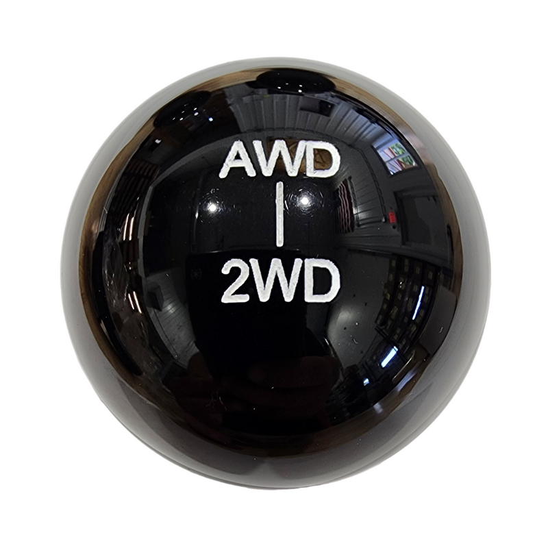 AWD-2WD Black Transfer Case Shift Knob