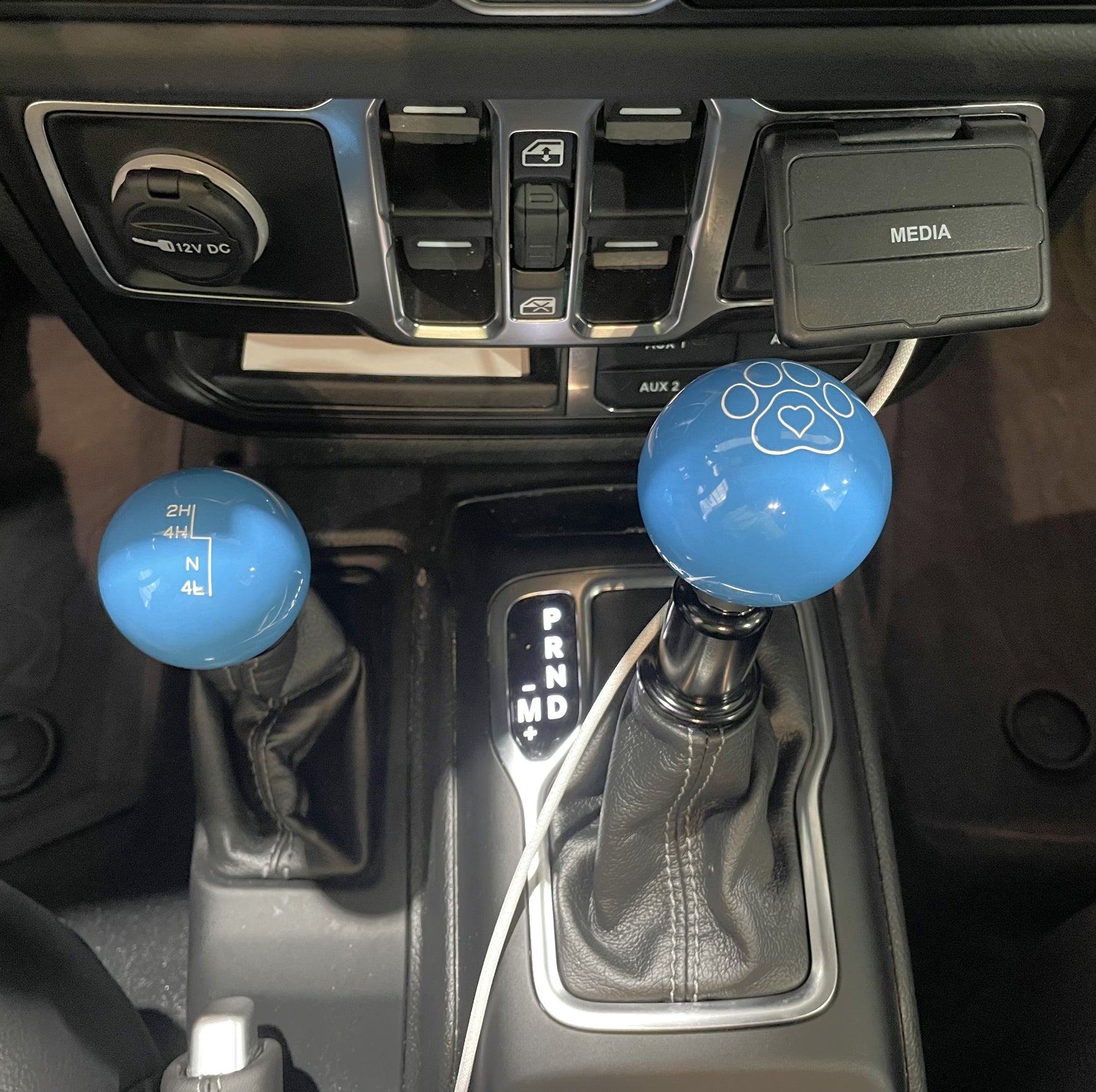 Custom Order Solid Color Engraved Shift Pattern Knob