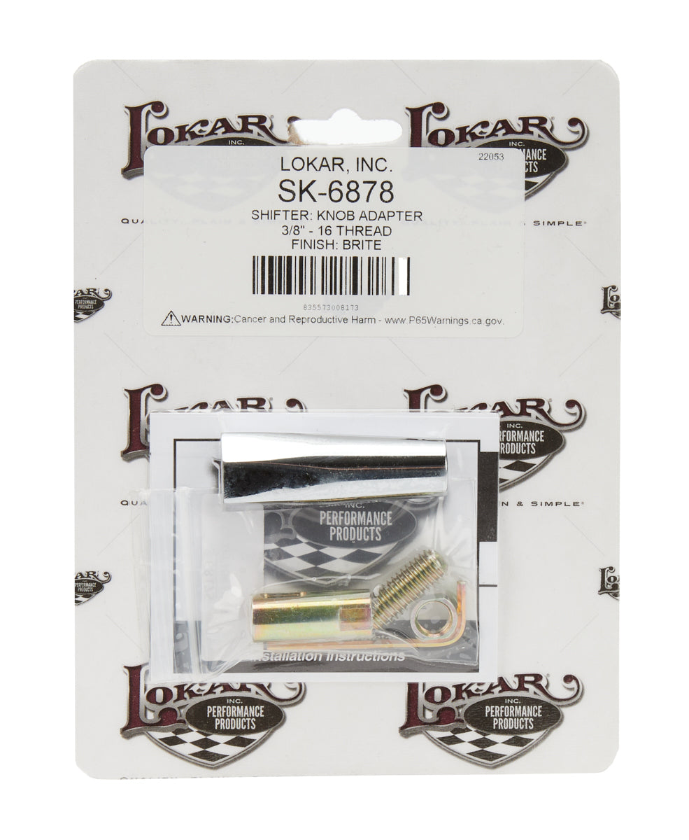 lokar shifter adapter for twisted shifterz shift knobs